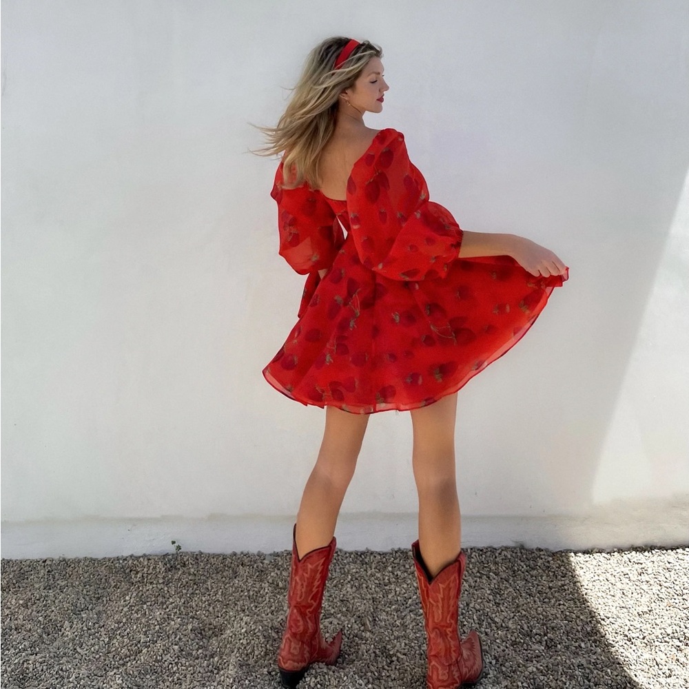 BNWT Selkie The Strawberries Red Princess Dress Small🍓❤️